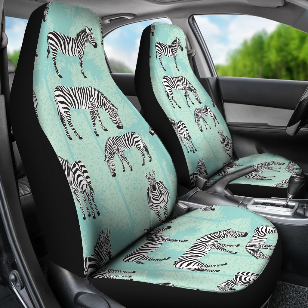 Zebra Pattern Universal Fit Car Seat Covers