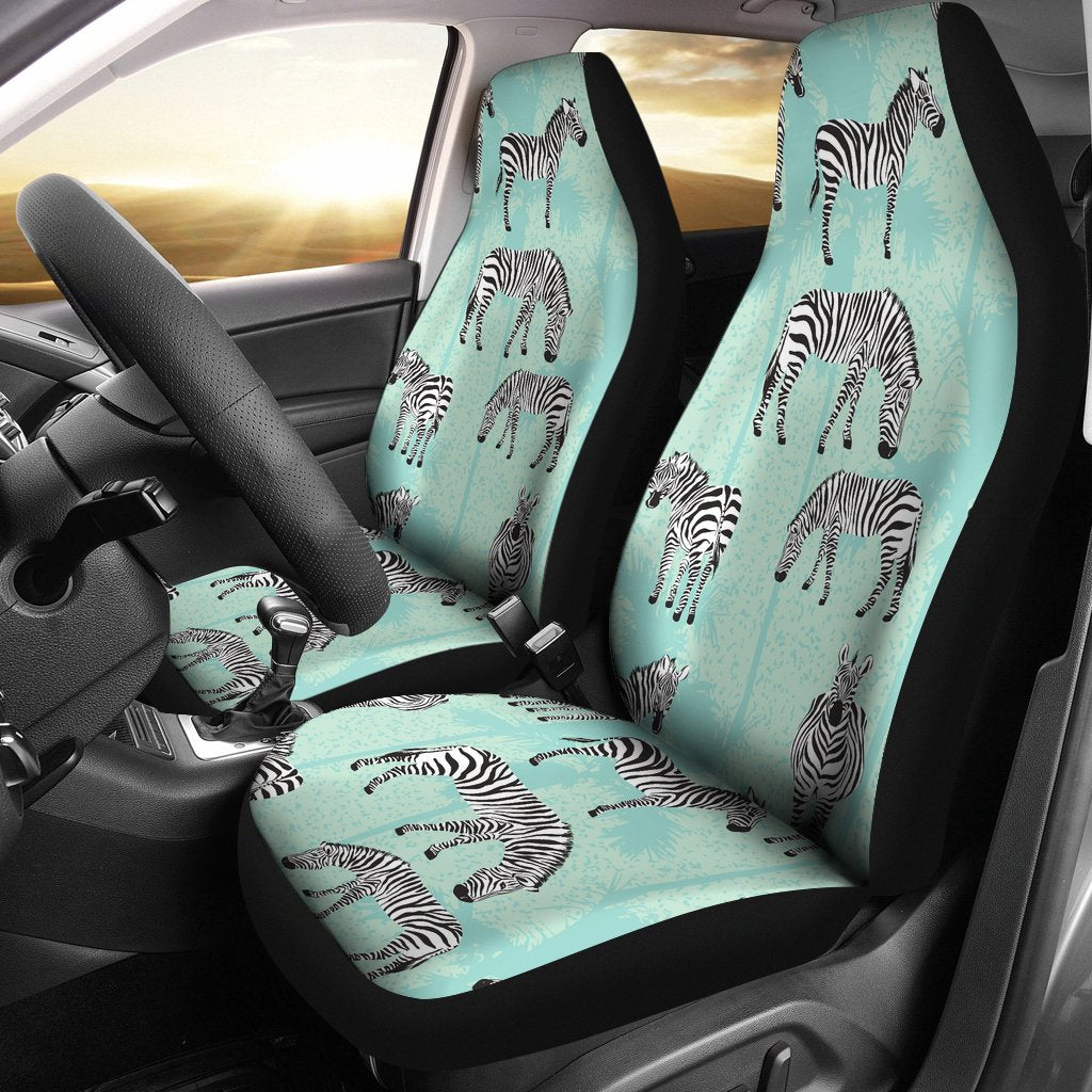 Zebra Pattern Universal Fit Car Seat Covers
