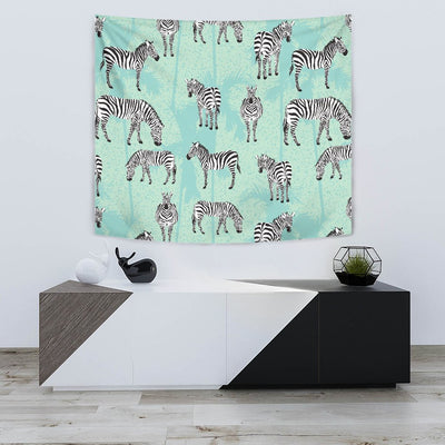 Zebra Pattern Wall Tapestry