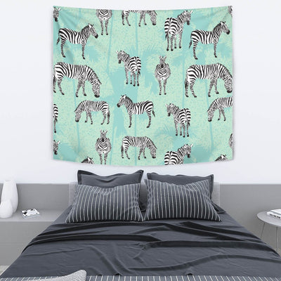 Zebra Pattern Wall Tapestry