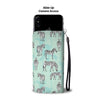 Zebra Pattern Wallet Phone Case