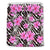 Zebra Pink Hibiscus Duvet Cover Bedding Set