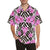 Zebra Pink Hibiscus Men Hawaiian Shirt