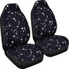 Zodiac Star Pattern Design Print Universal Fit Car Seat Covers