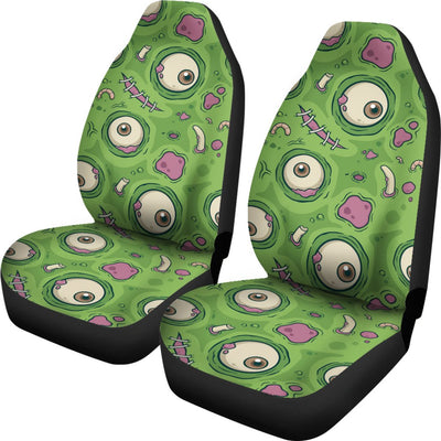 Zombie Eyes Design Pattern Print Universal Fit Car Seat Covers