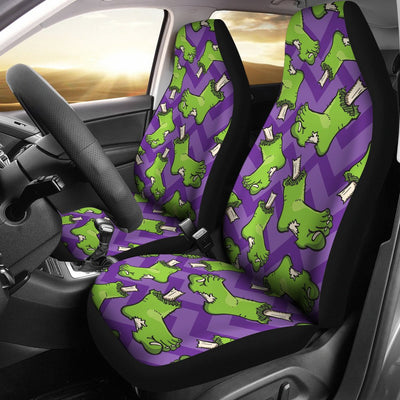 Zombie Foot Design Pattern Print Universal Fit Car Seat Covers